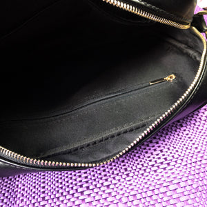 Moon-Gondola Designer Crossbody Bag For Women ( Small/Leather/Yellow )