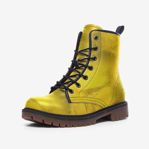 Golden Yellow Combat Boots ( For Women| Men)