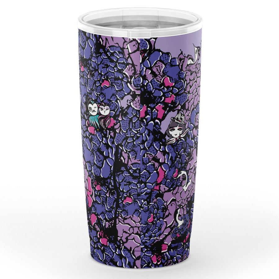 Owls Floral Tumbler (20oz)