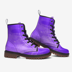 Purple Patina Combat Boots (For Women| Men)