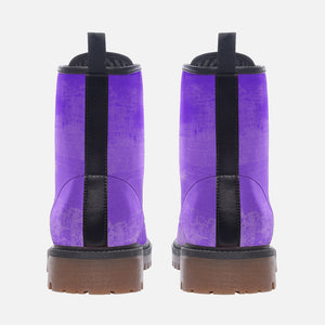 Purple Patina Combat Boots (For Women| Men)