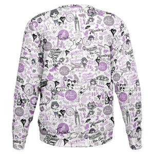 Hong Kong Pattern Fashion Sweatshirt (Lavender | Purple)