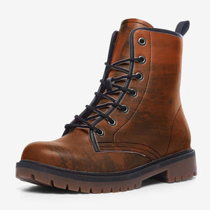 Earthy Vintage Combat Boots( Brown| For Men | Women)