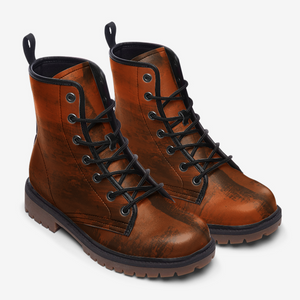 Earthy Vintage Combat Boots( Brown| For Men | Women)