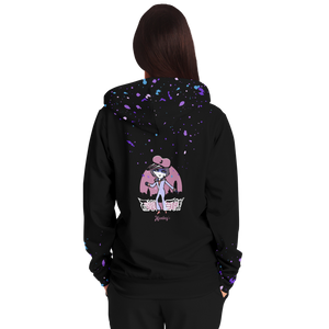 Japan Anime Inspired Fashion Hoodie and Jogger Set ( Black）