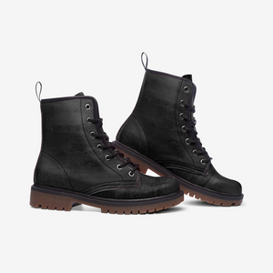 Midnight Black Combat Boots