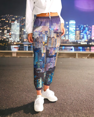Hong Kong Night View Women's Track Pants