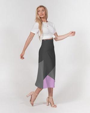 Captain Charlotte Women's All-Over Print A-Line Midi Skirt