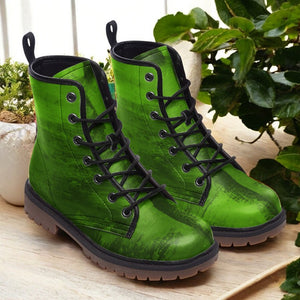 Mossy Green Combat Boots ( For Women and Men)