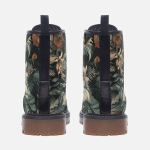 Floral Geo Dark Green Boots