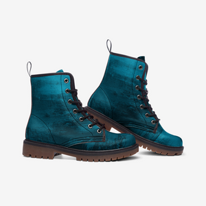 Ocean Teal Combat Boots