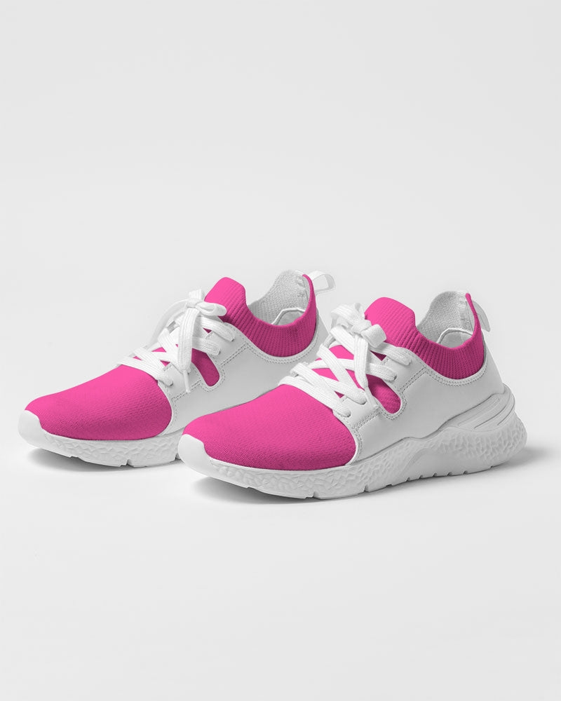 Pink and White Men's Two-Tone Sneaker (Barbie Pink )