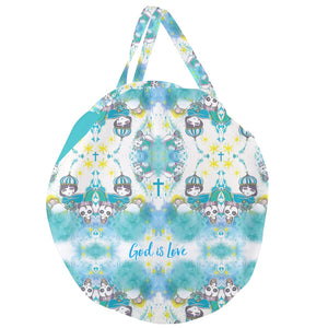 God's Love Giant Round Tote
