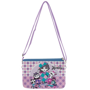 Reborn Life Double Gusset Crossbody Bag (pink)