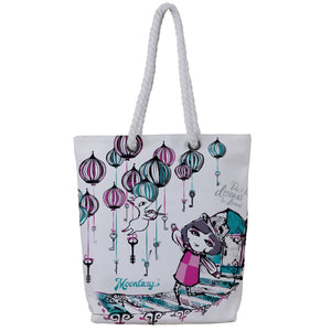 Dream's Door Rope Handle Tote (Small)