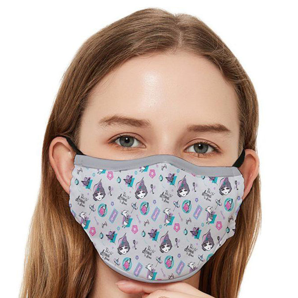 Classic France Fitted Cloth Face Mask (Grey)