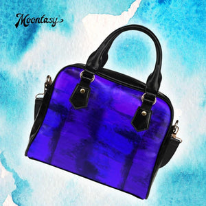 Artistic Violet Blue shoulder handbag