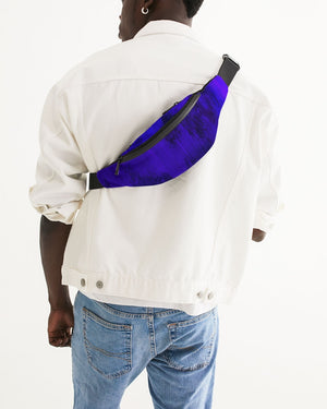 Artistic Crossbody Sling Bag (Violet Blue)