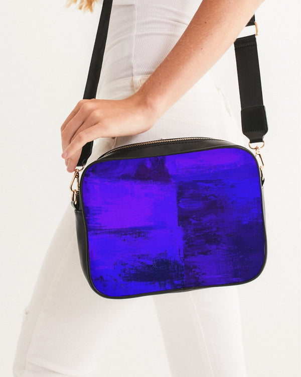 Artistic Crossbody Bag  (Violet Blue)
