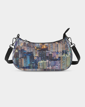 Hong Kong Night View Petite Canvas Pouch