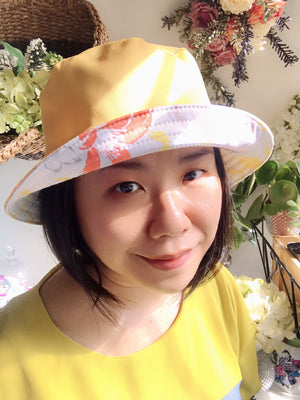 Heroflower Inside Out Bucket Hat (Orange)