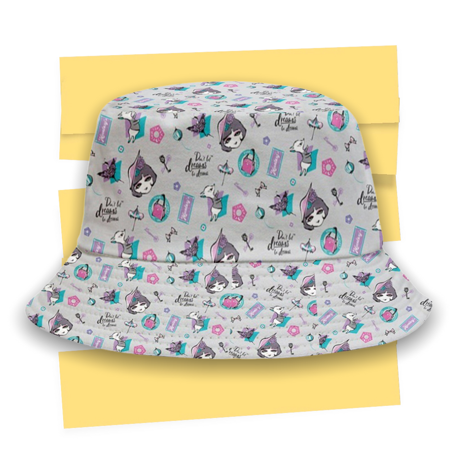Classic France Inside Out Bucket Hat(Grey)