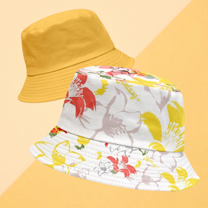 Heroflower Inside Out Bucket Hat (Orange)