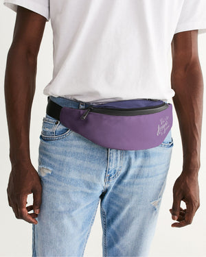 Slogan Crossbody Sling Bag (Purple )