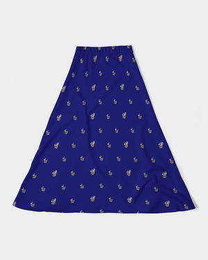 Rabbit Lantern Women's A-Line Midi Skirt